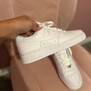 White Air Force 1s